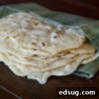 Soft Homemade Flour Tortillas 5 Homemade Flour Tortillas