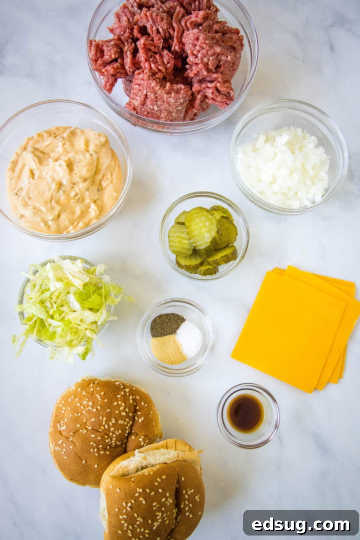 Copycat Big Mac Sloppy Joes 3 big mac sloppy joe ingredients