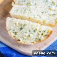 Buttery Garlic Bliss 7 close up garlic bread