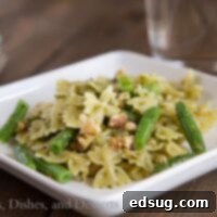 Bowtie Pasta with Green Beans, Pesto, and Toasted Walnuts | Dinners, Dishes, & Desserts