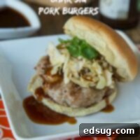 Char Siu Pork Burgers - an Asian favorite turned into a burger!