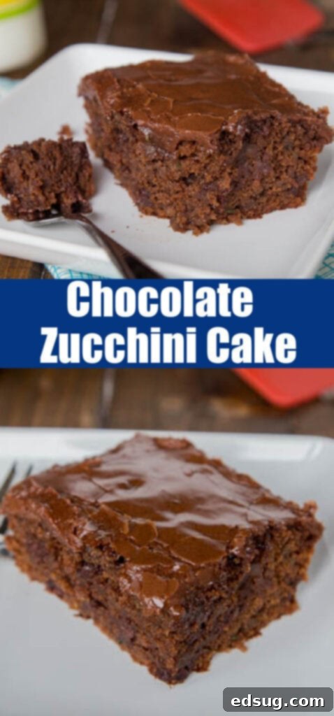 Secret Garden Chocolate Cake 2 close up chocolate zucchini cake for pinterest