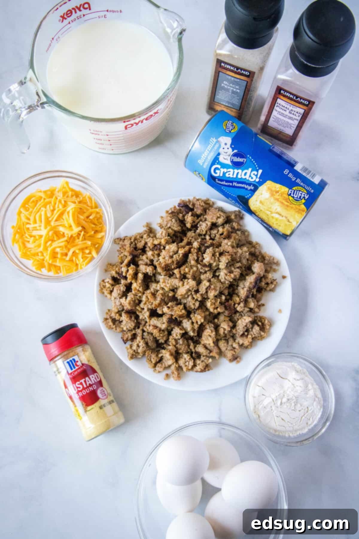 Southern Style Biscuits and Gravy Bake 3 biscuits and gravy casserole ingredients