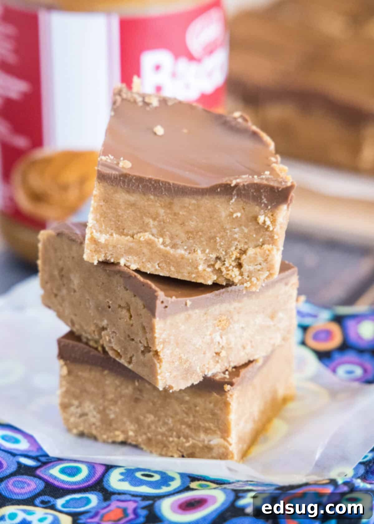 stacked biscoff bars on a piece of paper