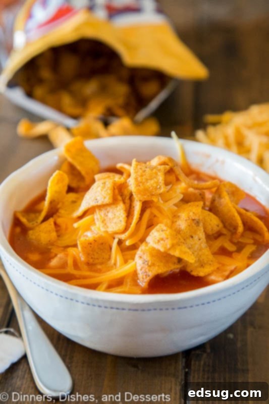 Ultimate Chicken Enchilada Chili 2 Chicken Enchilada Chili - a favorite mexican dinner gets turned into a 20 minute warm and comforting chili! Great for any night of the week.