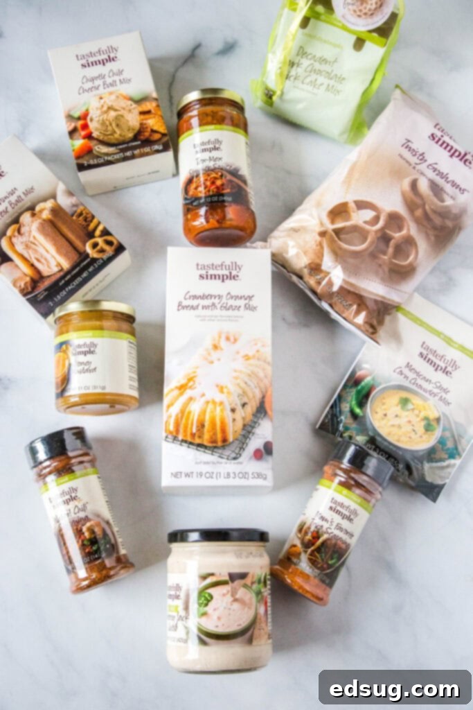 Fiesta Taco Pasta Skillet 6 Tastefully Simple Fall Product and Meal Kit Pack