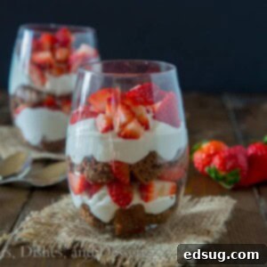 Strawberry Chocolate Angel Food Parfaits 2 Strawberry Parfaits {Dinners, Dishes, and Desserts}