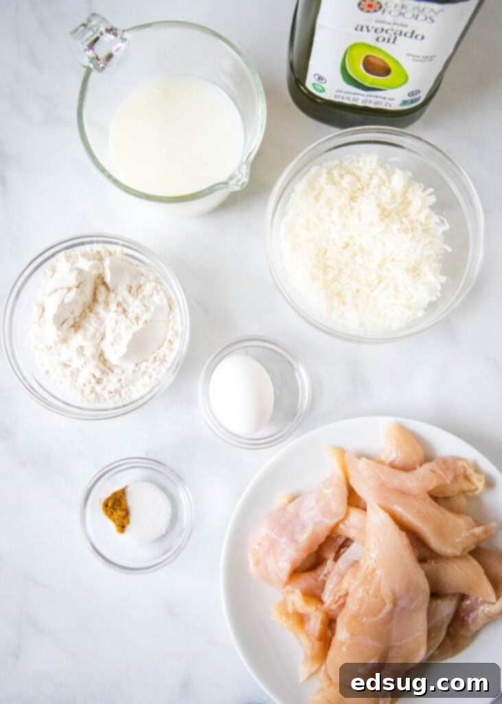 coconut chicken tender ingredients
